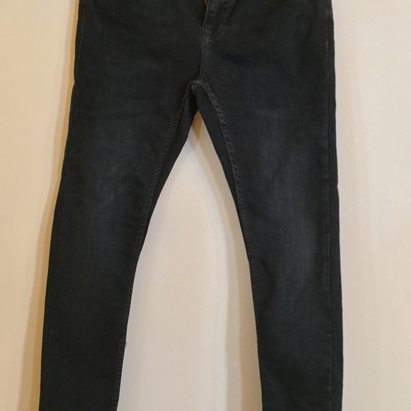 Topshop Super Spray On Black Skinny Jeans - Picture 3 of 8